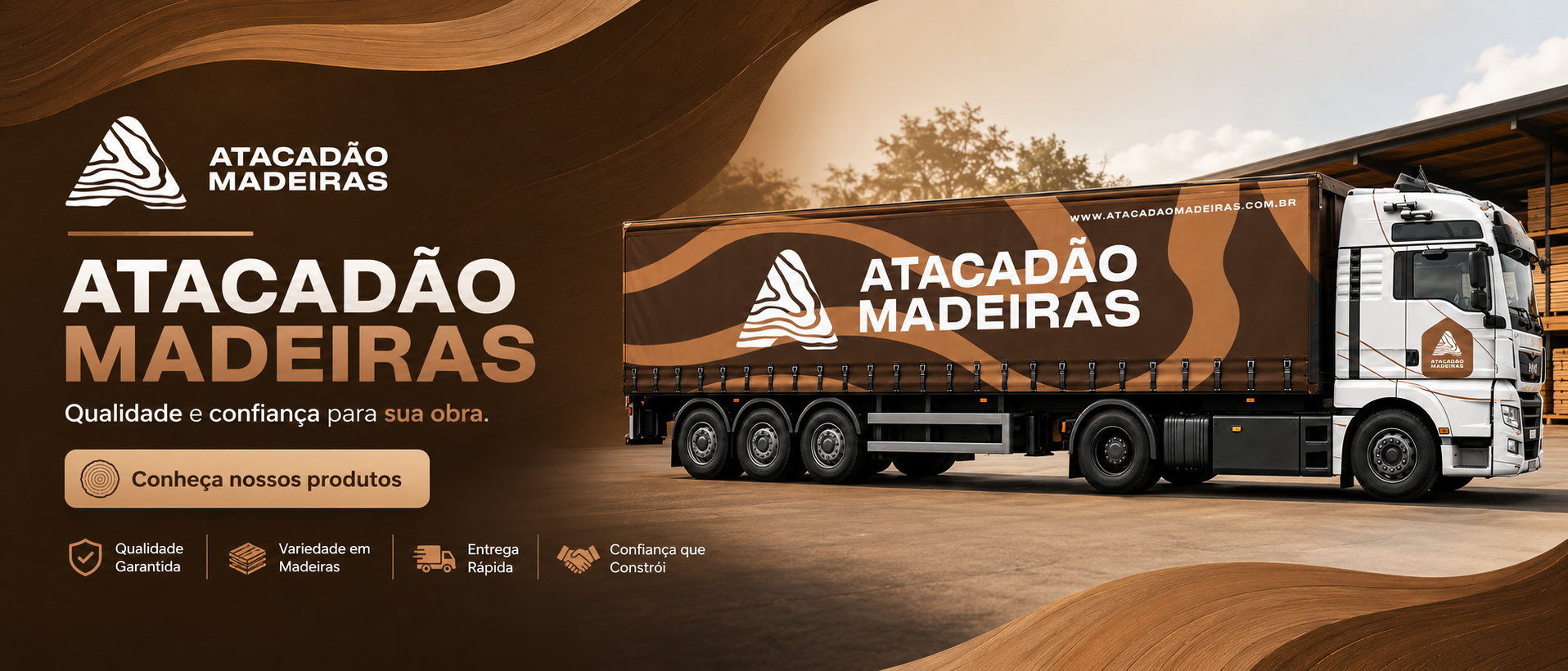 Atacadão Madeiras — qualidade e confiança para sua obra